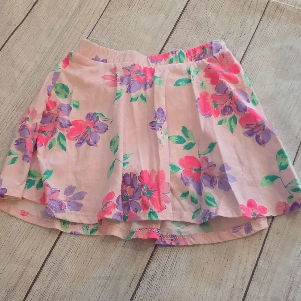 The Children's Place Pink Flower Skort